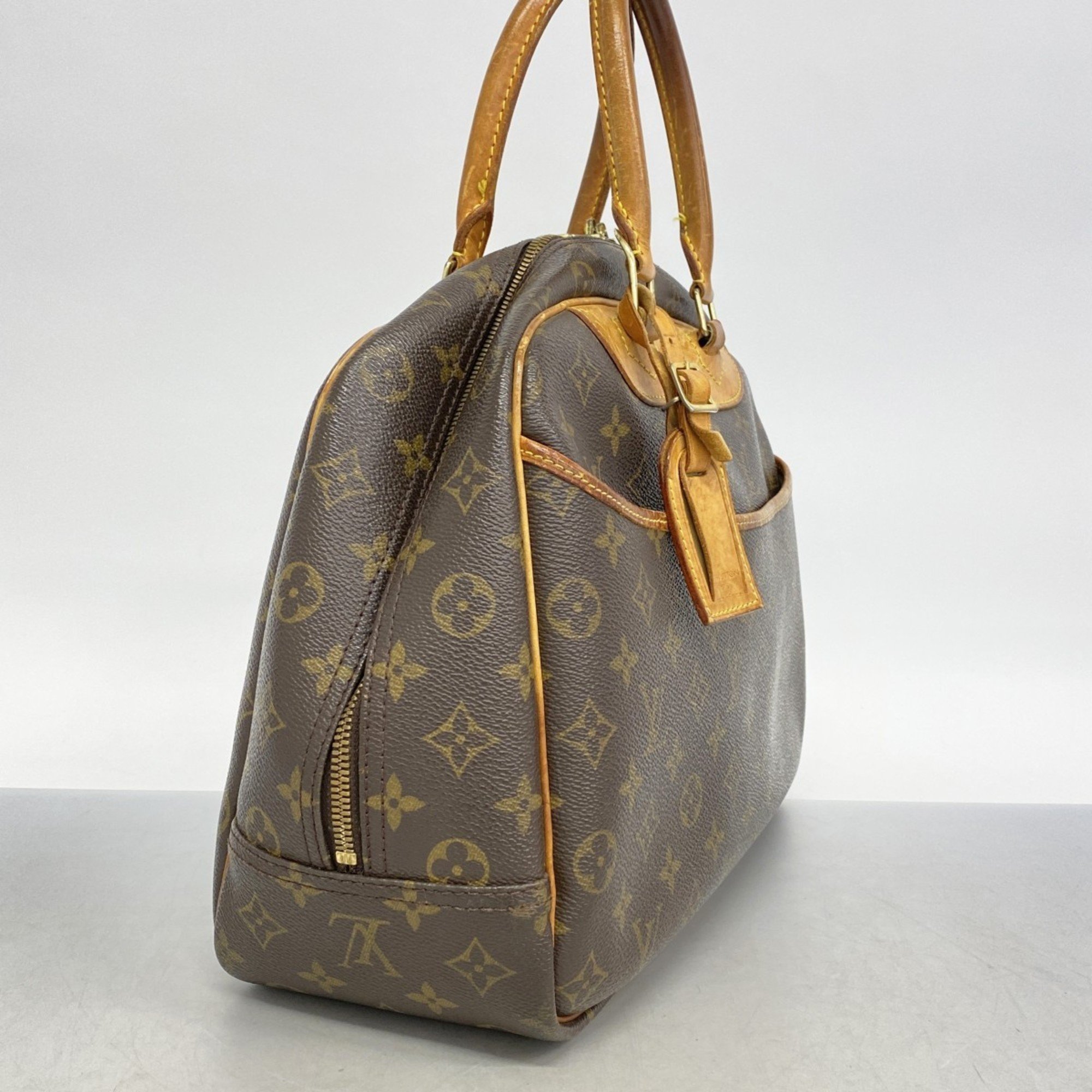 Louis Vuitton Handbag Monogram Deauville M47270 Brown Ladies