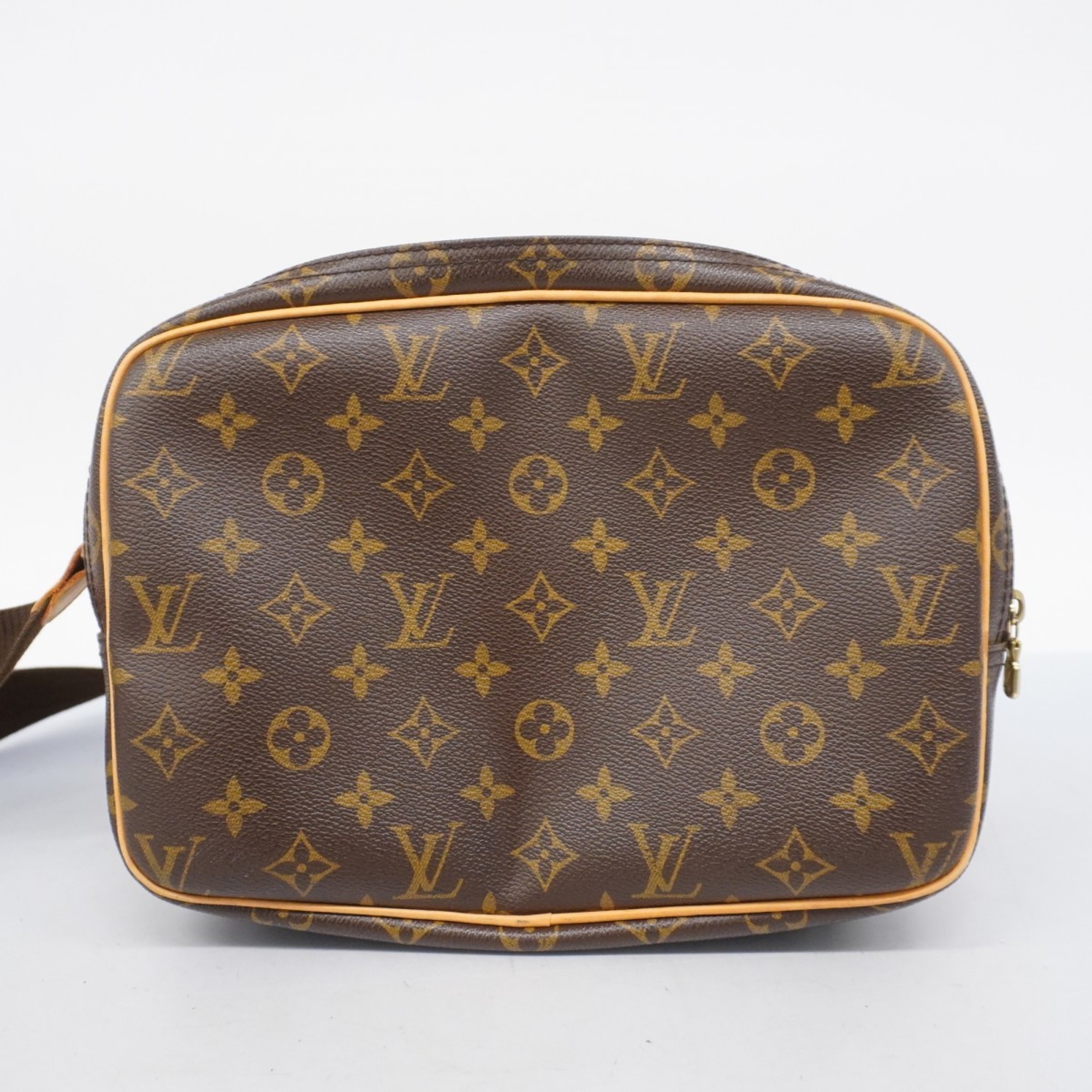 Louis Vuitton Shoulder Bag Monogram Reporter PM M45254 Brown Ladies