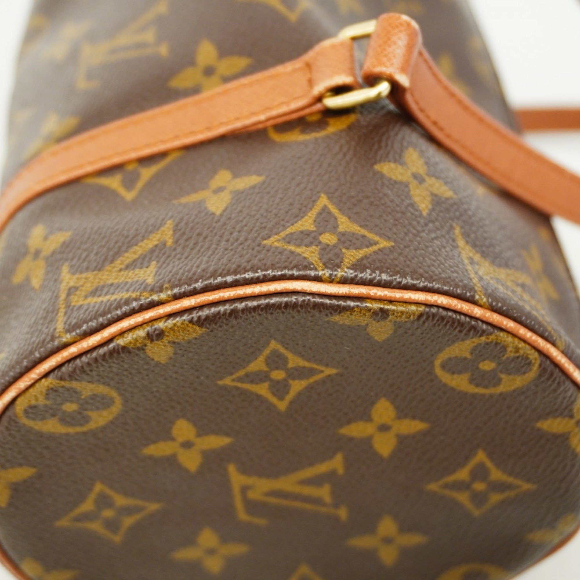 Louis Vuitton handbag Monogram Papillon 26 M51386 Brown ladies