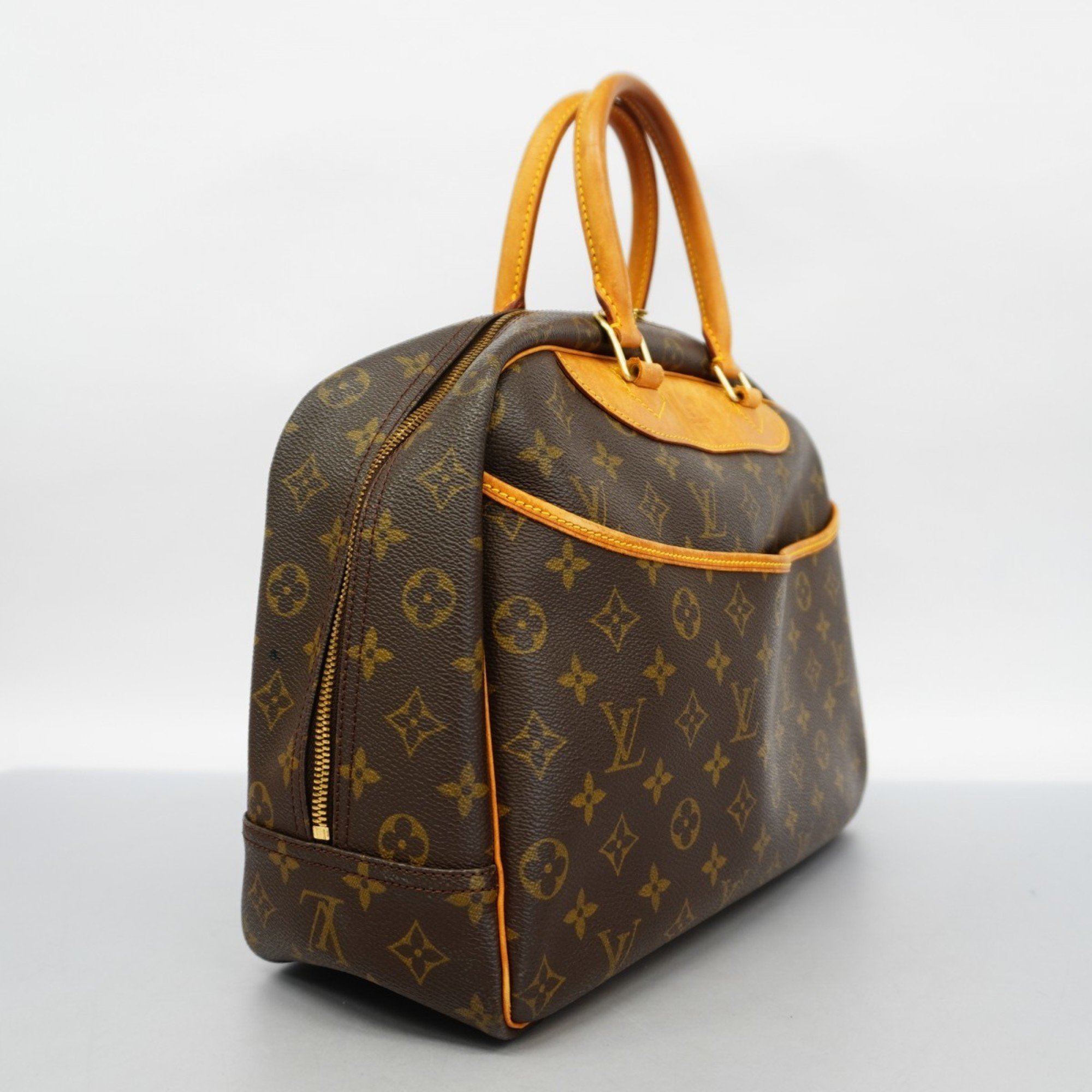 Louis Vuitton Handbag Monogram Deauville M47270 Brown Ladies