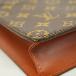 Louis Vuitton Clutch Bag Monogram Pochette Homme M51795 Brown Men's Women's