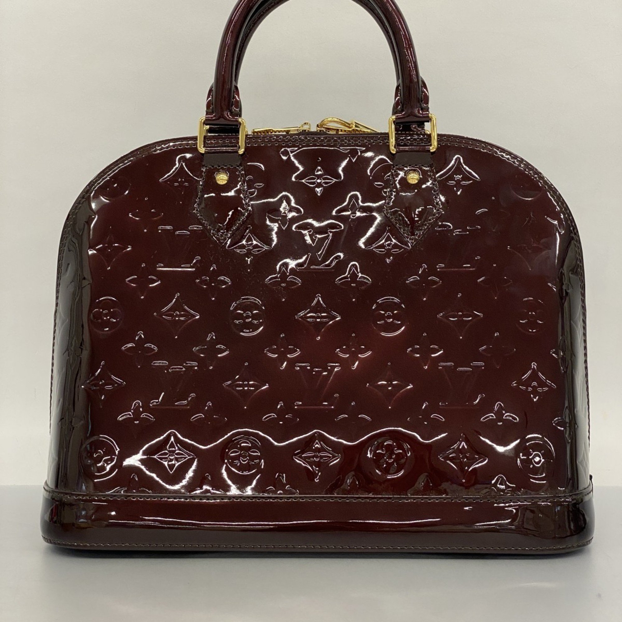 Louis Vuitton Handbag Vernis Alma PM M91611 Amarante Ladies