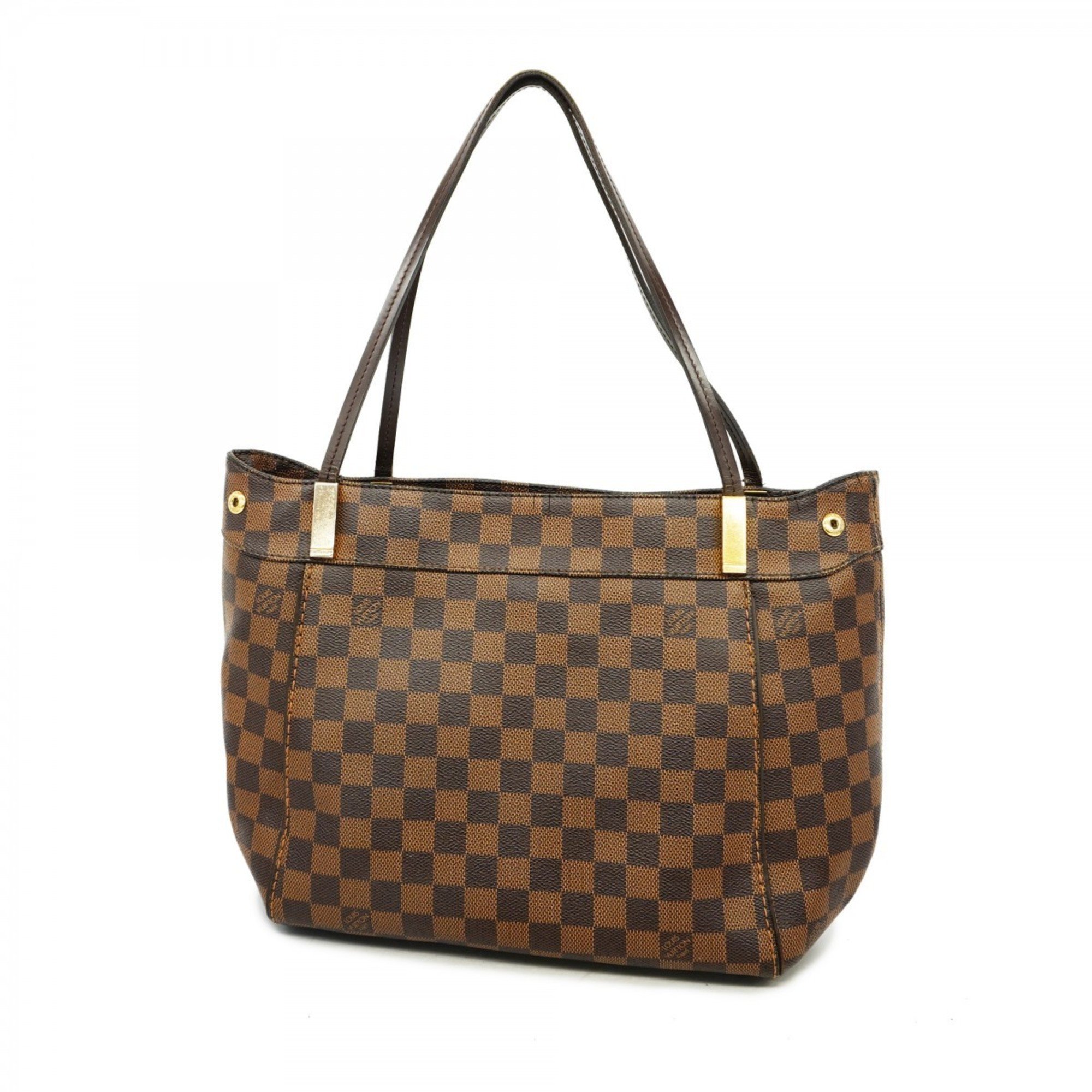 Louis Vuitton Tote Bag Damier Marble PM N41215 Ebene Ladies