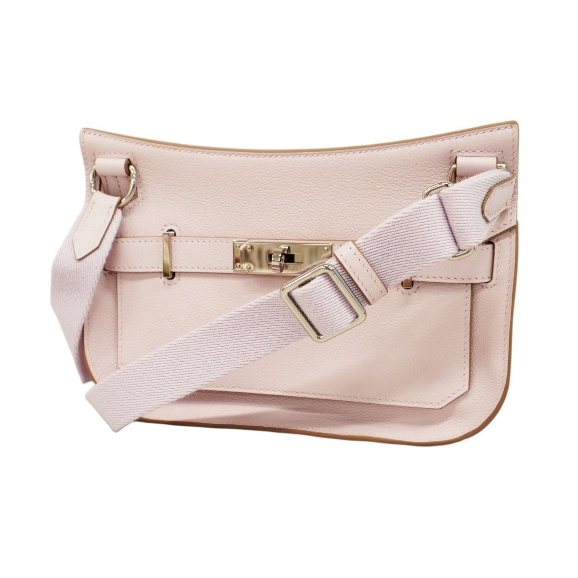 Hermes Shoulder Bag Gypsiere Verso Evercolor Mauve Pale Nata B Engraved Ladies