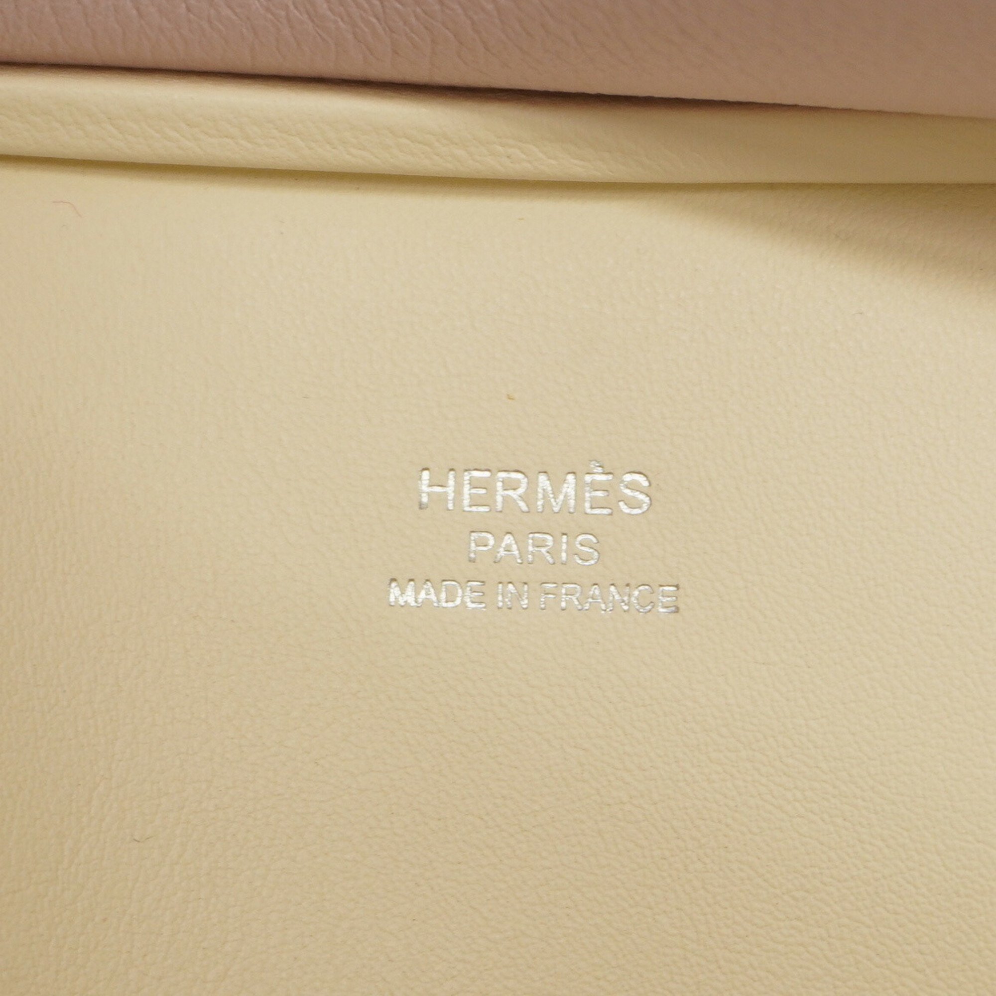 Hermes Shoulder Bag Gypsiere Verso Evercolor Mauve Pale Nata B Engraved Ladies