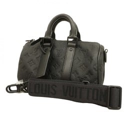 Louis Vuitton Handbag Monogram Taurillon Keepall Bandouliere 25 M20900 Noir Men's