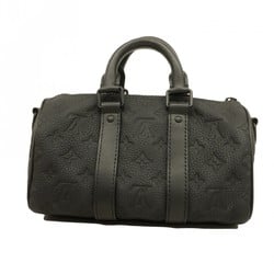 Louis Vuitton Handbag Monogram Taurillon Keepall Bandouliere 25 M20900 Noir Men's