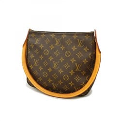 Louis Vuitton Shoulder Bag Monogram Looping MM M51146 Brown Women's