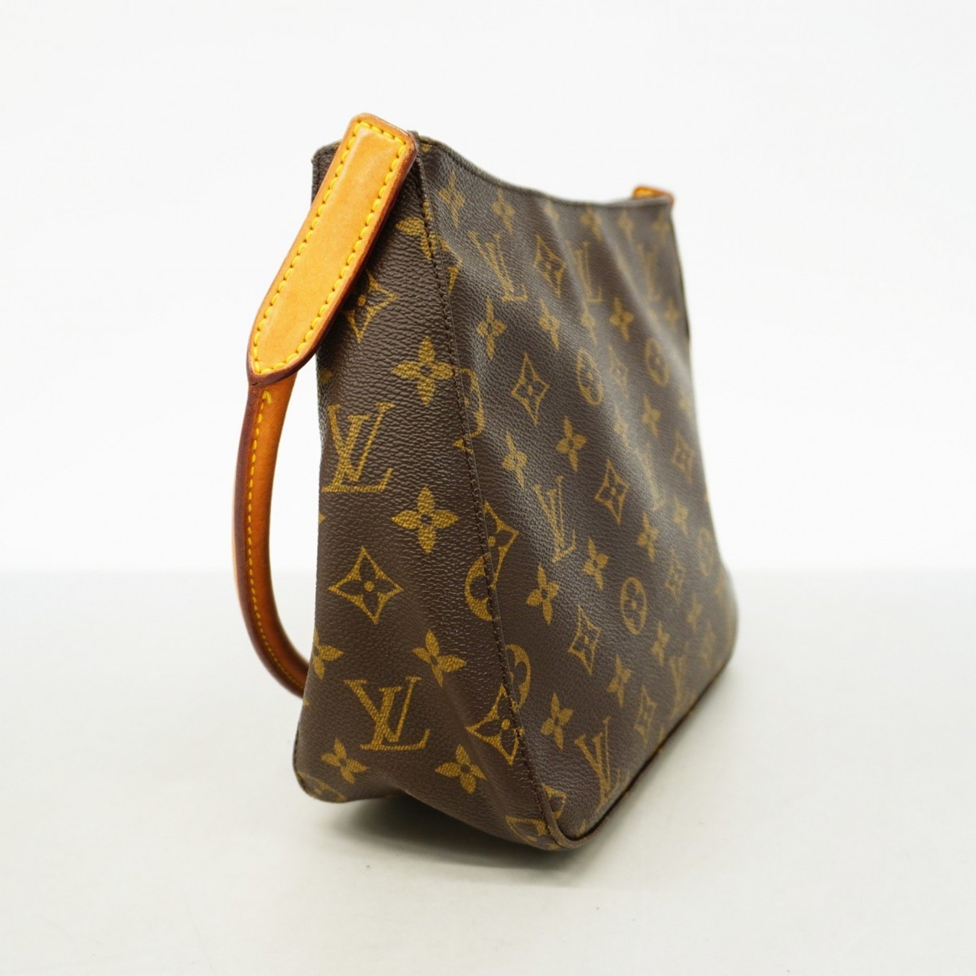 Louis Vuitton Shoulder Bag Monogram Looping MM M51146 Brown Women's