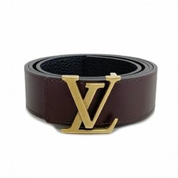 Louis Vuitton Belt MyLV Santur N1010 Black Brown Men's