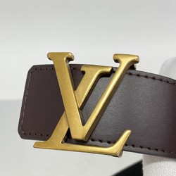 Louis Vuitton Belt MyLV Santur N1010 Black Brown Men's