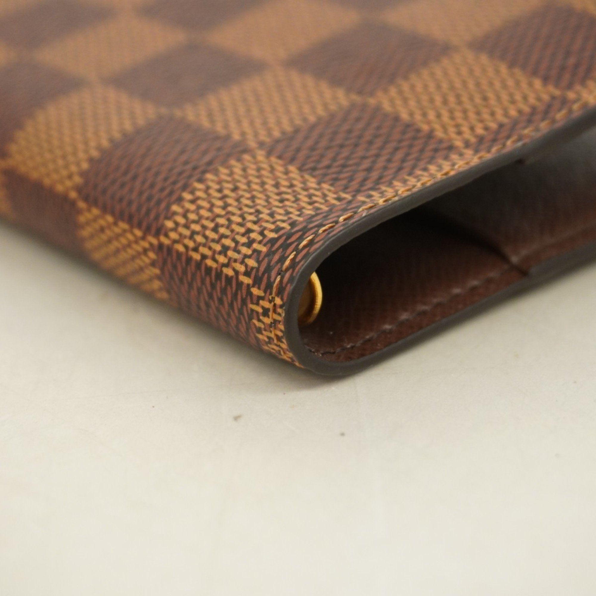 Louis Vuitton Diary Cover Damier Agenda PM R20700 Ebene Men's Women's