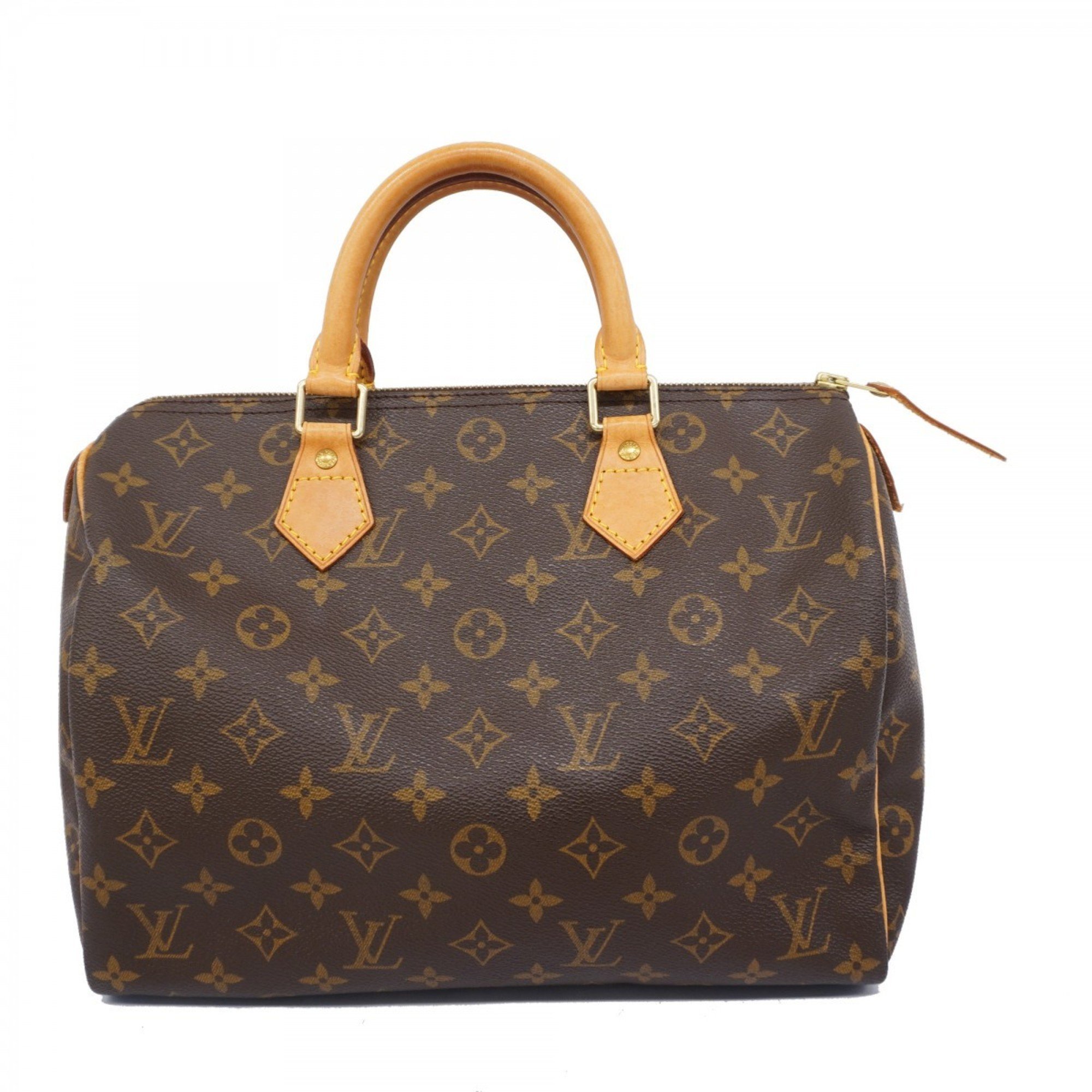 Louis Vuitton Handbag Monogram Speedy 30 M41108 Brown Ladies