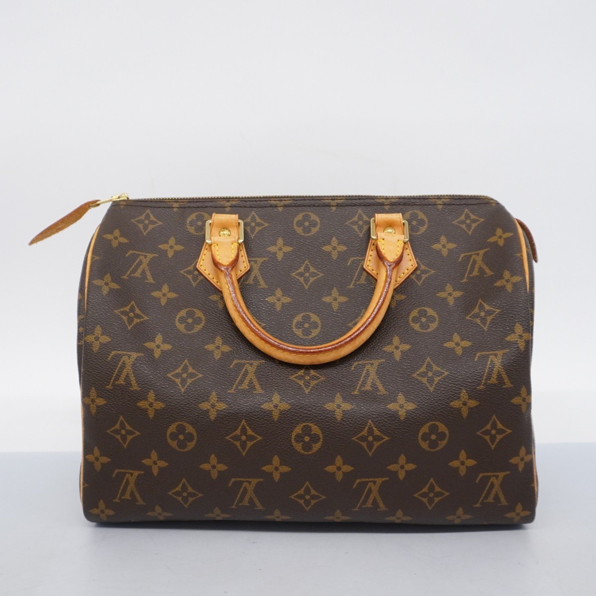 Louis Vuitton Handbag Monogram Speedy 30 M41108 Brown Ladies