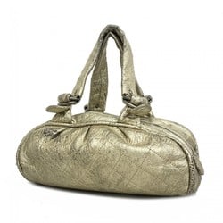 Chanel handbag, matelassé leather, gold, ladies