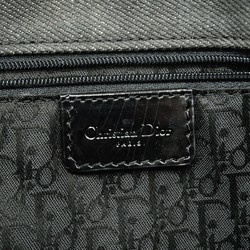 Christian Dior Handbag Cannage Denim Black Women's