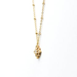 Gucci Flora Diamond Necklace Yellow Gold (18K) Diamond Men,Women Fashion Pendant Necklace (Gold)