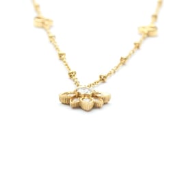 Gucci Flora Diamond Necklace Yellow Gold (18K) Diamond Men,Women Fashion Pendant Necklace (Gold)