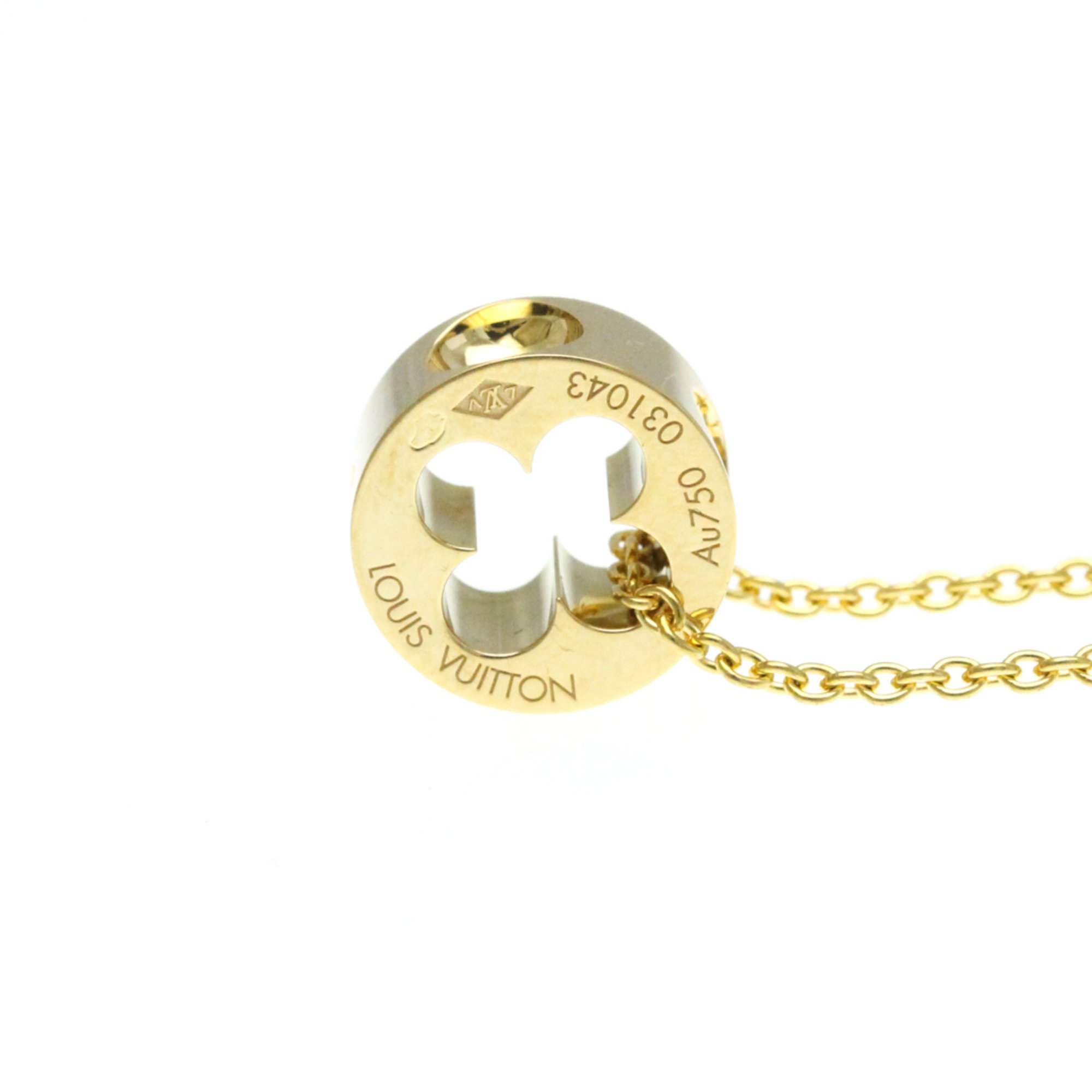 Louis Vuitton Empreinte Pendamt Necklace Yellow Gold Q93126 Yellow Gold (18K) No Stone Men,Women Fashion Pendant Necklace (Gold)