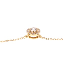 4°C Circle Diamond Necklace Yellow Gold (18K) Diamond Men,Women Fashion Pendant Necklace Carat/0.126 (Gold)