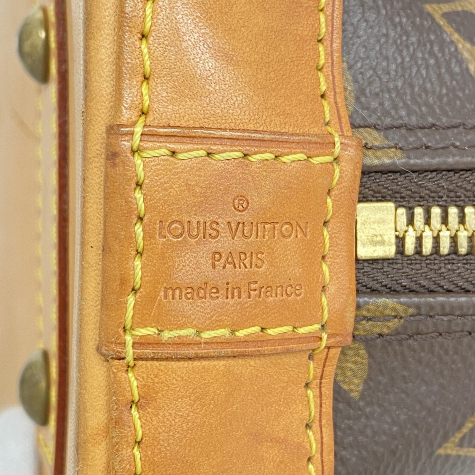 Louis Vuitton Handbag Monogram Alma BB M46990 Brown Ladies