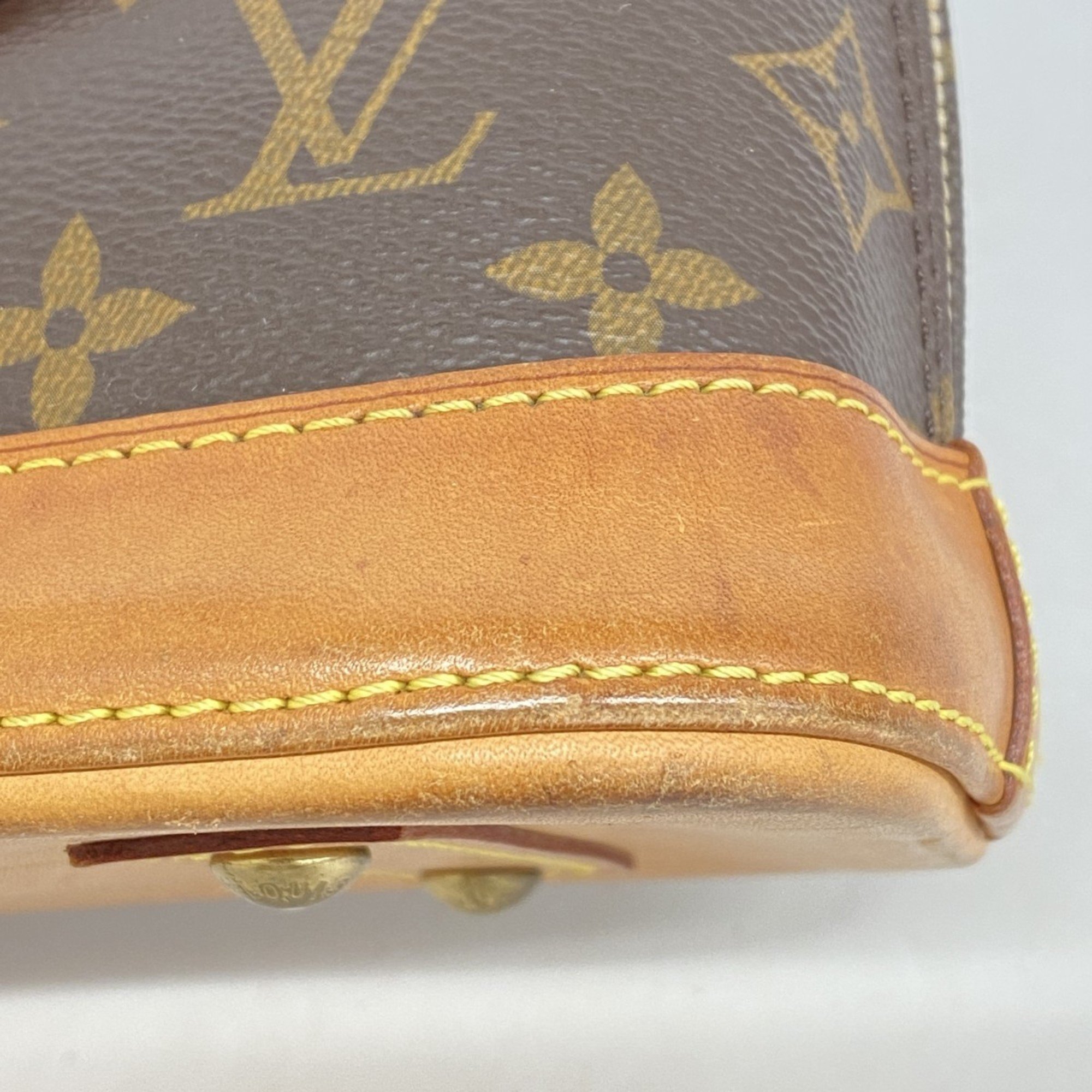 Louis Vuitton Handbag Monogram Alma BB M46990 Brown Ladies