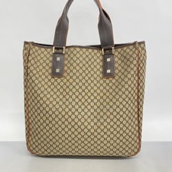 Celine Tote Bag Macadam Canvas Brown Women's