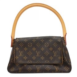 Louis Vuitton Shoulder Bag Monogram Looping M51147 Brown Ladies