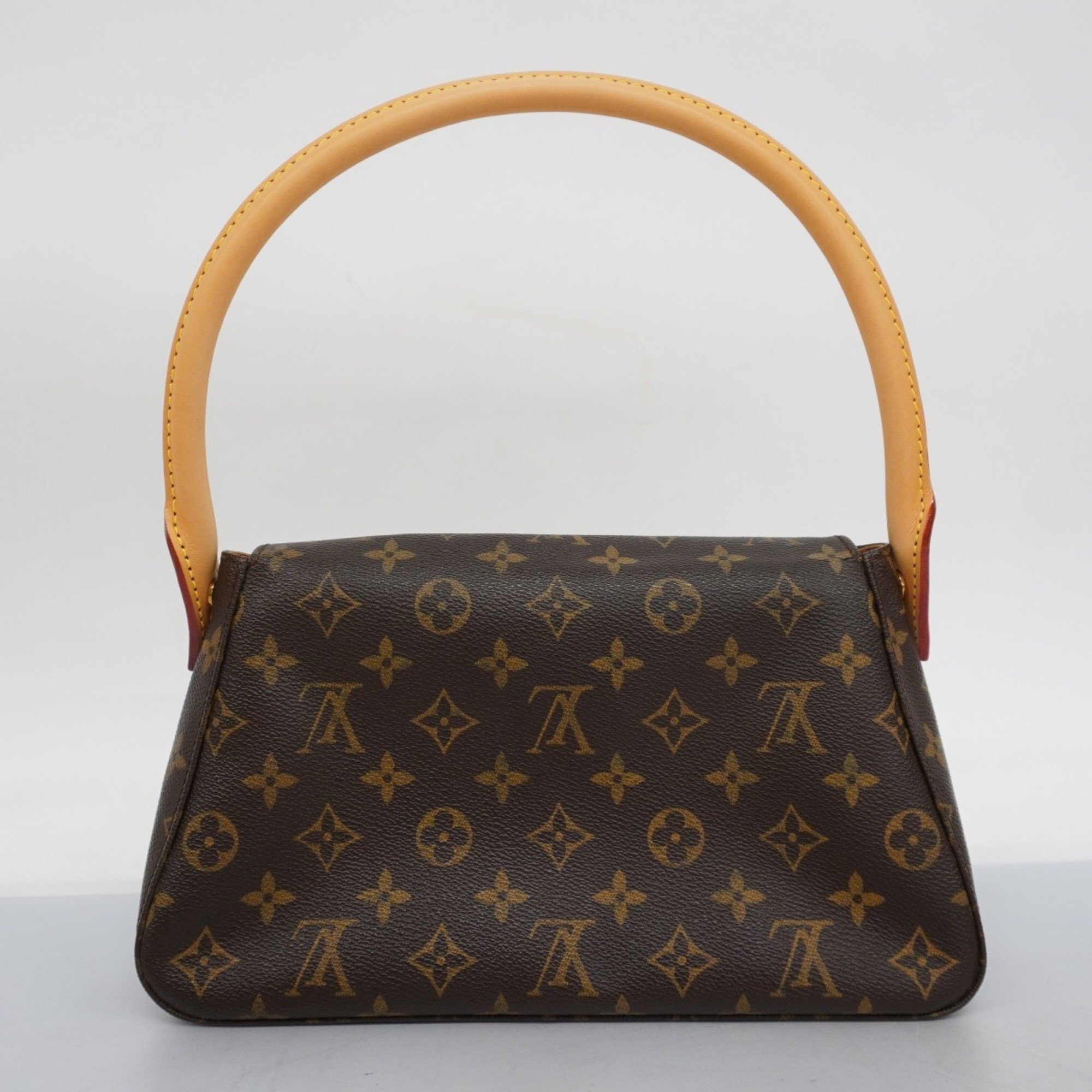 Louis Vuitton Shoulder Bag Monogram Looping M51147 Brown Ladies