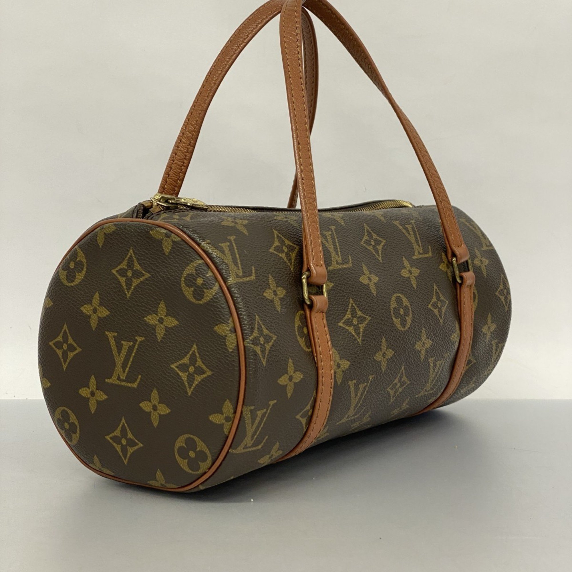 Louis Vuitton handbag Monogram Papillon 26 M51386 Brown ladies