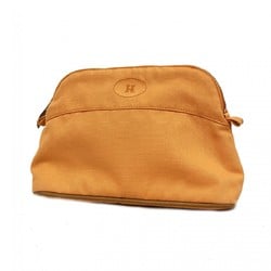 Hermes Pouch Bolide Canvas Orange Women's