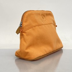 Hermes Pouch Bolide Canvas Orange Women's