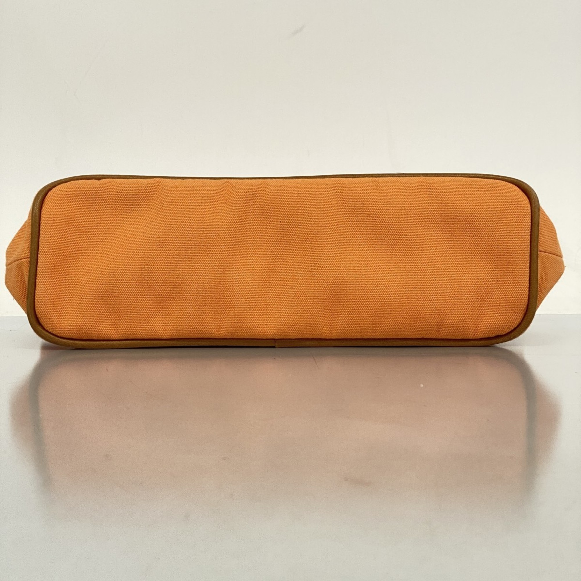 Hermes Pouch Bolide Canvas Orange Women's