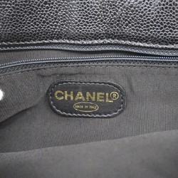 chanel tote bag caviar skin black ladies