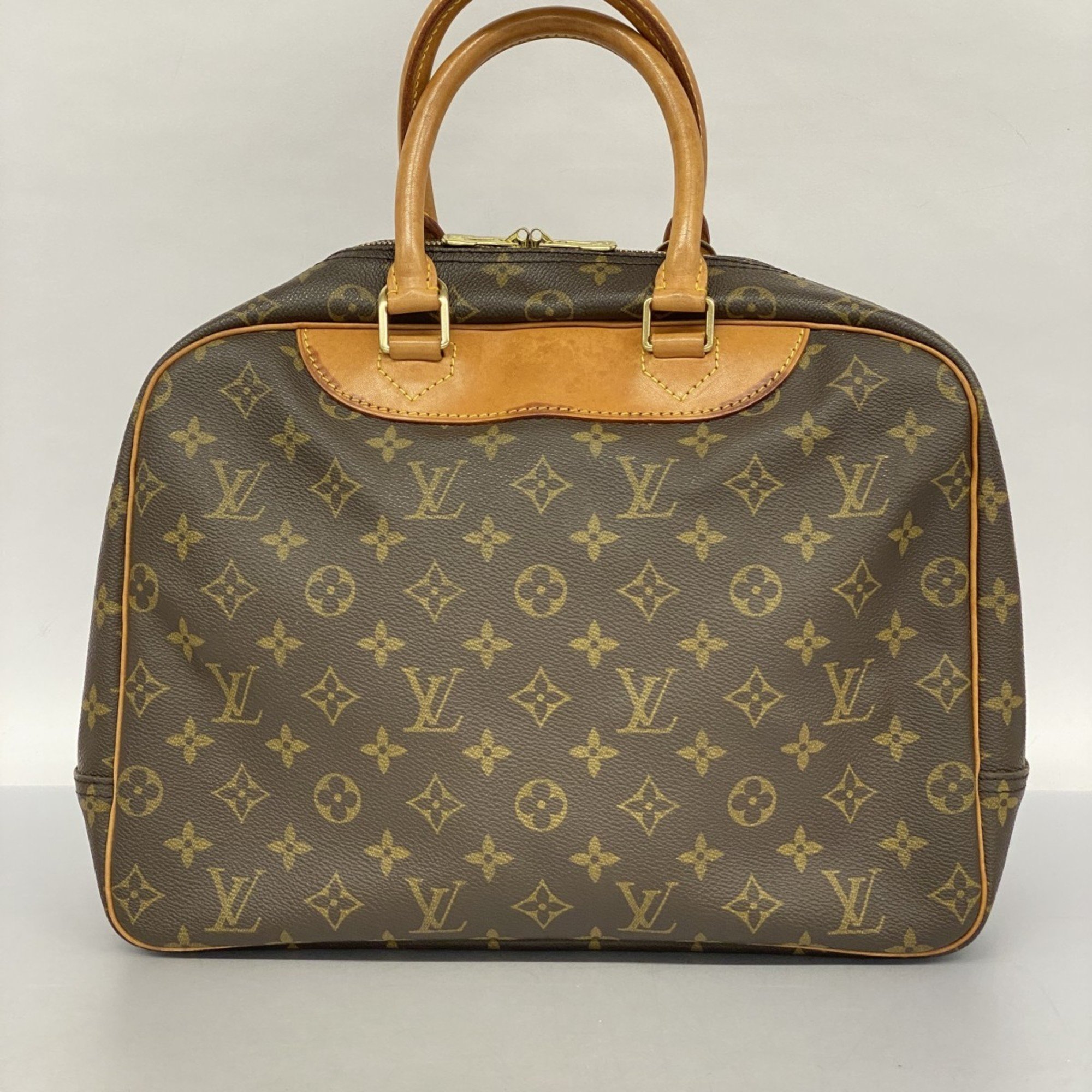 Louis Vuitton Handbag Monogram Deauville M47270 Brown Ladies