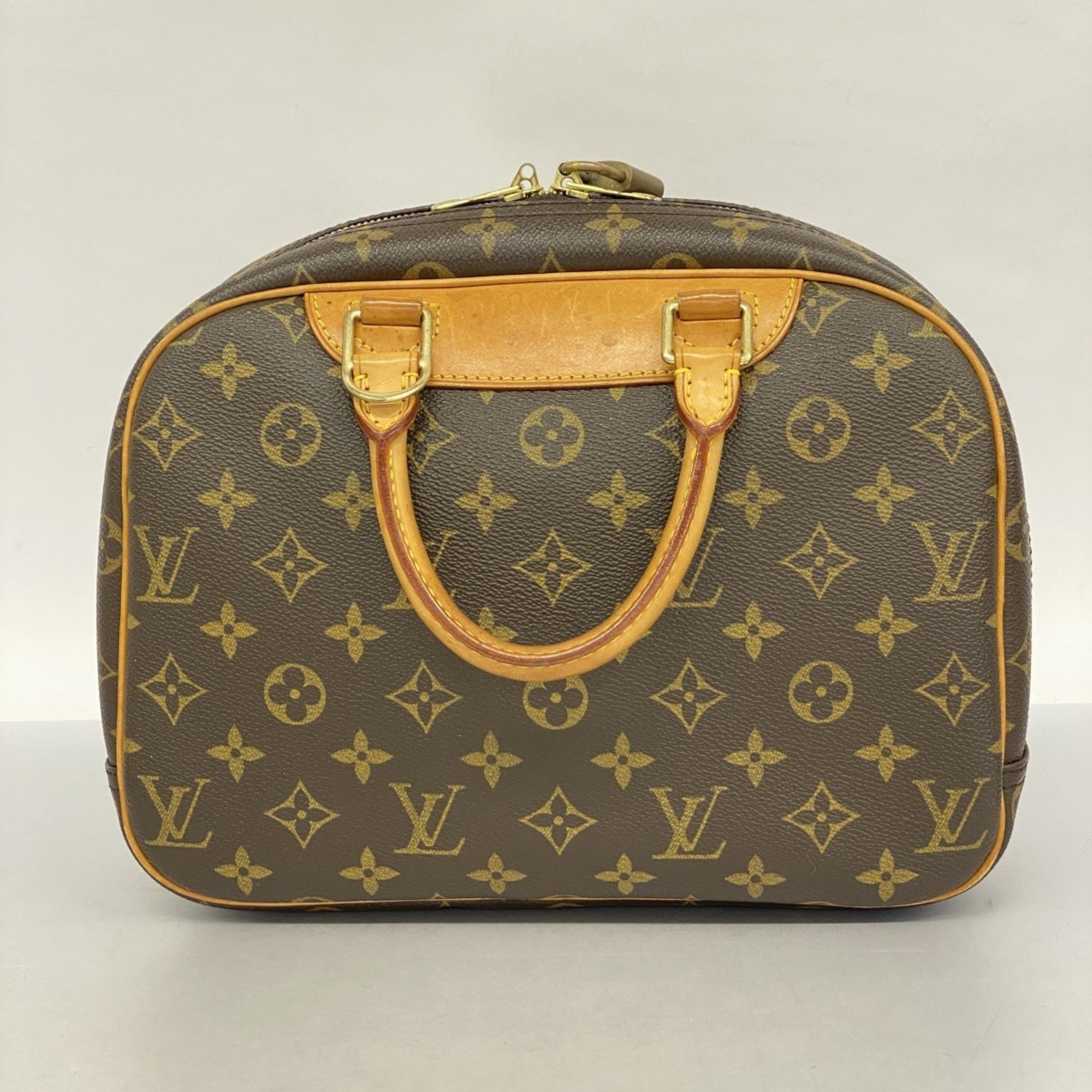 Louis Vuitton Handbag Monogram Trouville M42228 Brown Ladies