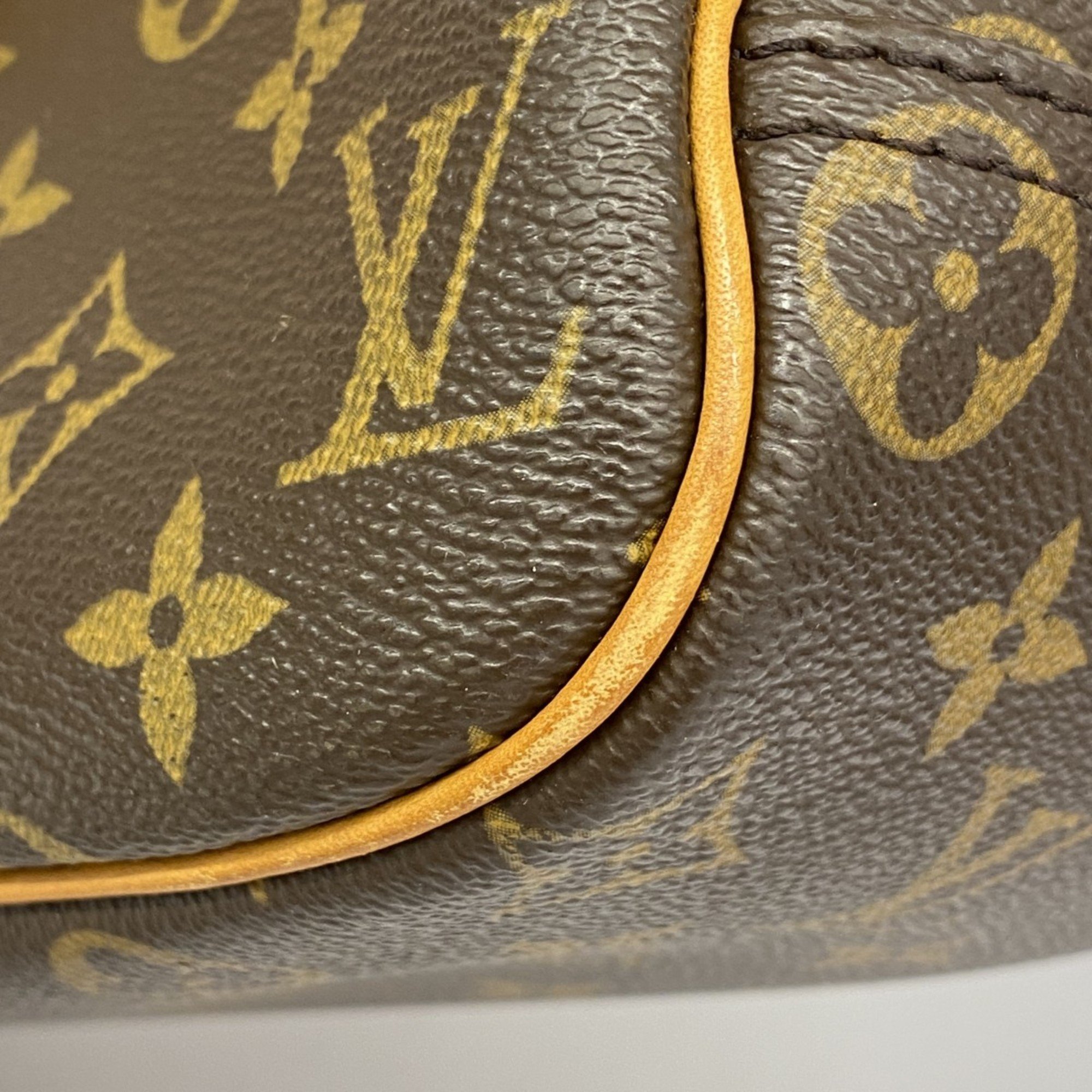 Louis Vuitton Handbag Monogram Trouville M42228 Brown Ladies