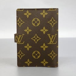 Louis Vuitton Notebook Cover Monogram Agenda PM R20005 Brown Men's Women's