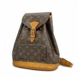 Louis Vuitton Backpack Daypack Monogram Montsouris MM M51136 Brown Women's