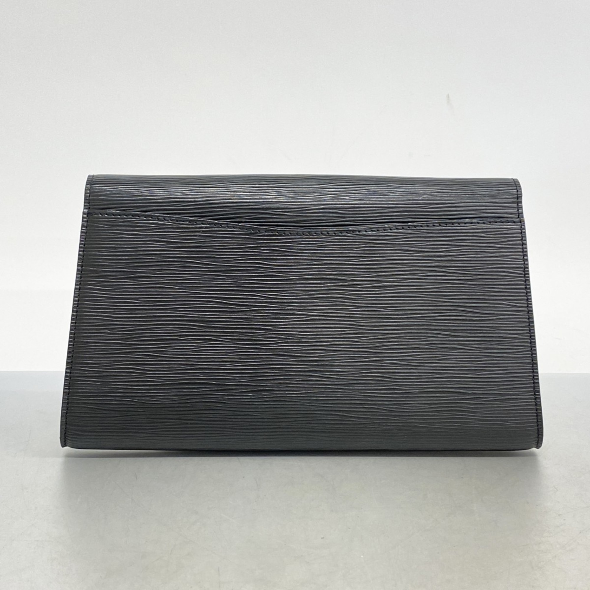 Louis Vuitton Clutch Bag Epi Art Deco M52632 Noir Men's Women's