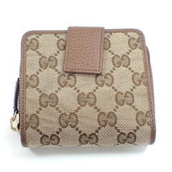 Gucci Bi-fold Wallet for Women Brown Beige GG Canvas Leather 346056 A6048819