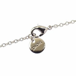 Christian Dior Dior CD Necklace for Women, Rhinestone, Metal, Silver Color, Clair Die Lune A2236522