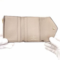 Louis Vuitton Tri-fold Wallet Monogram Empreinte Portefeuille Zoe Women's M69800 Tourterelle A215037