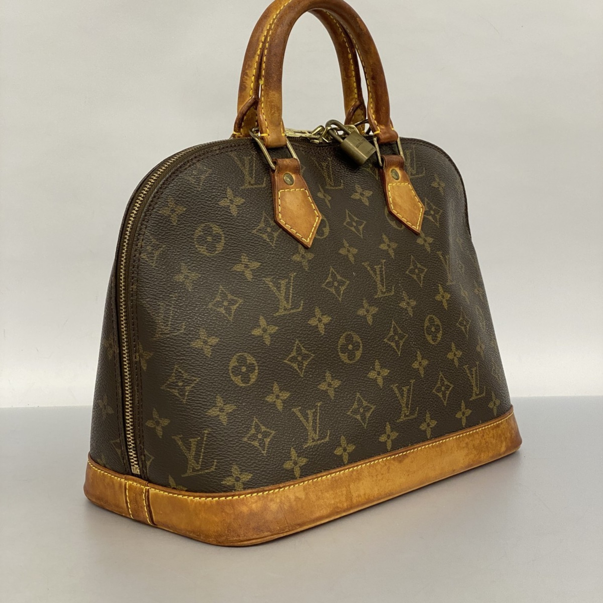 Louis Vuitton handbag Monogram Alma M51130 Brown ladies