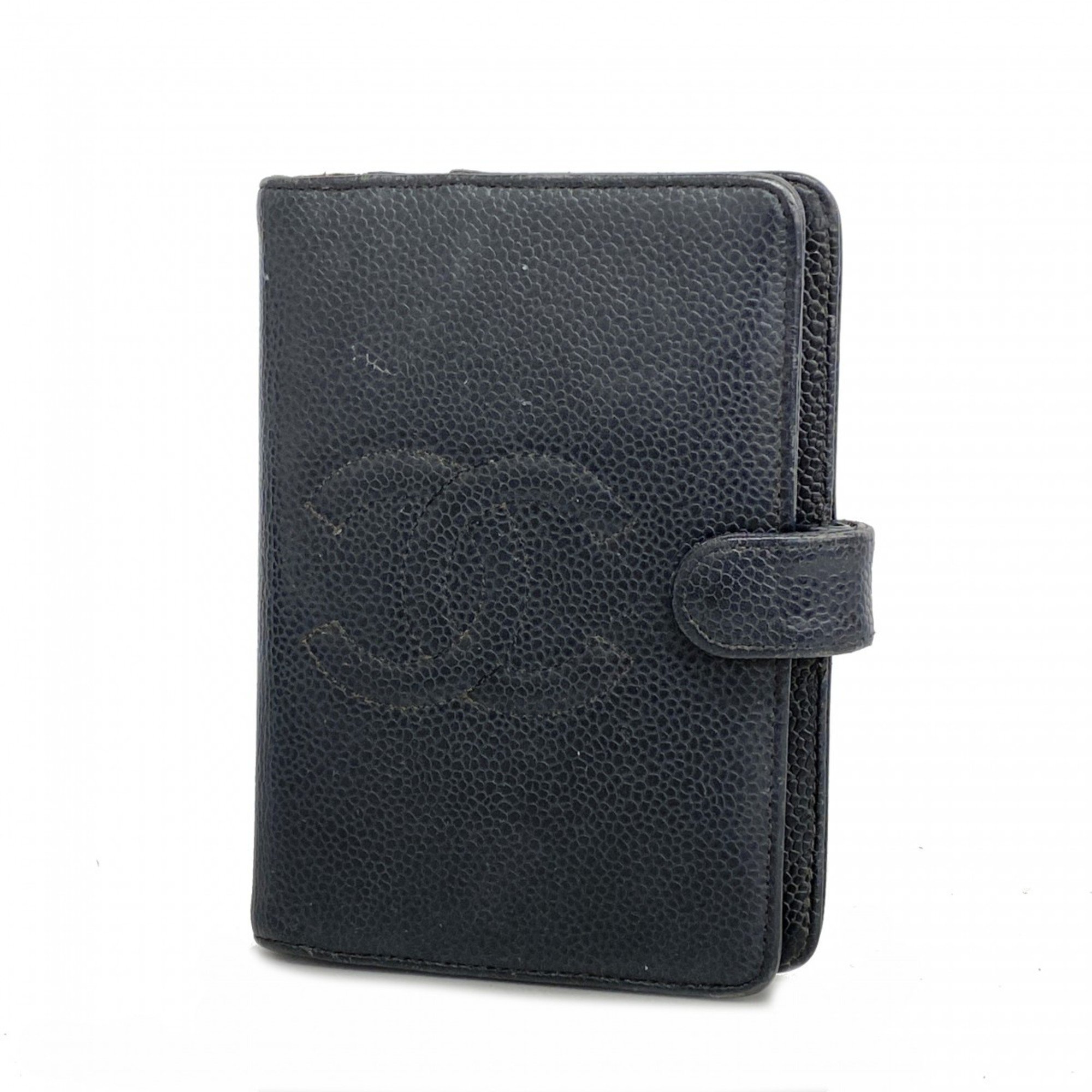 Chanel Notebook Cover, Caviar Skin, Black, Women's