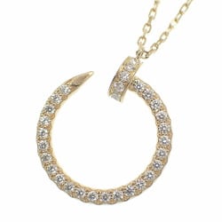 Cartier Juste un Clou Necklace for Women Diamond K18YG 0.38ct 6.1g 18K 750 Yellow Gold B7224895 Nail Motif 043023