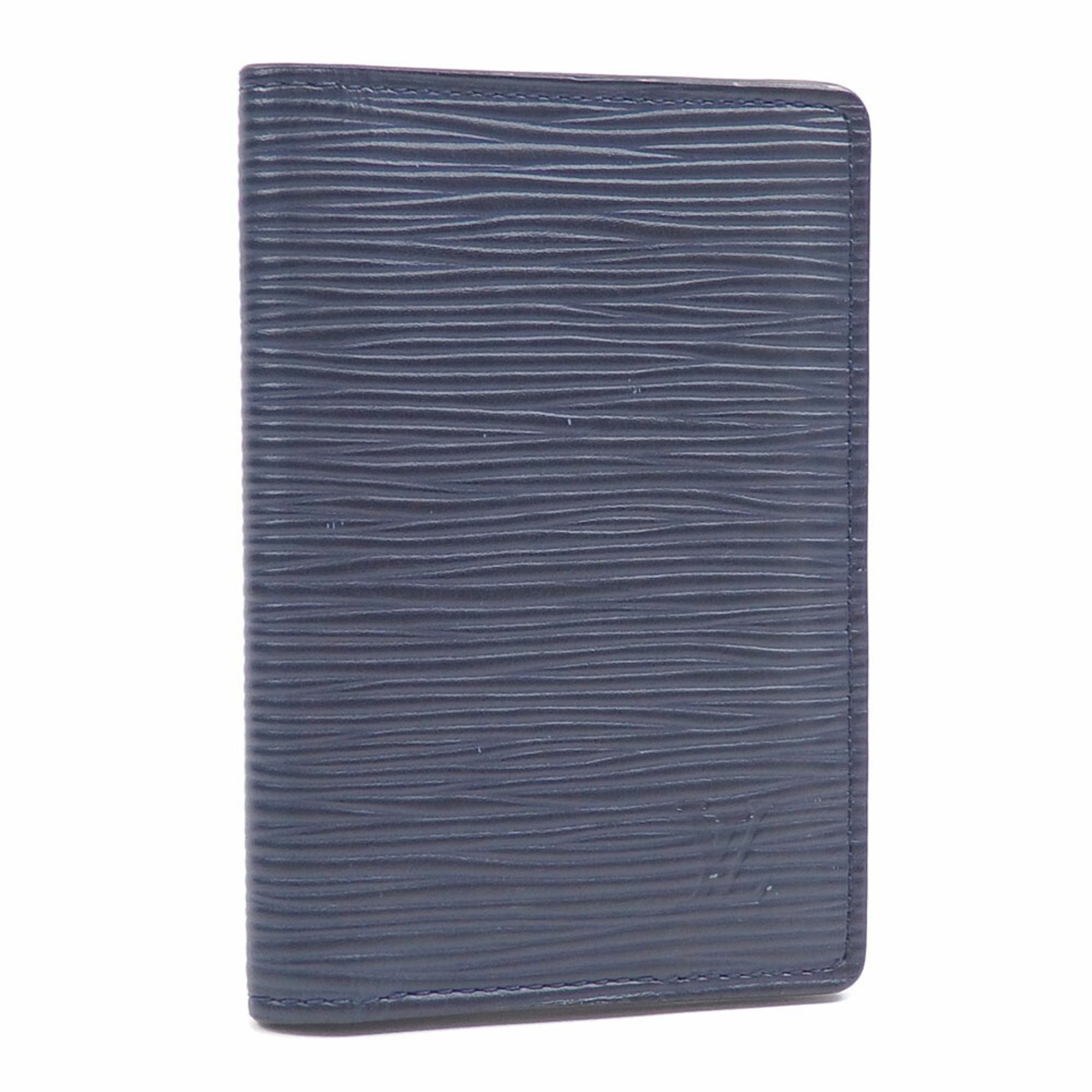 Louis Vuitton Bi-fold Card Case Epi Organizer de Poche Men's M61821 Blue Marine A2236543