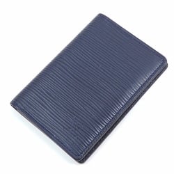 Louis Vuitton Bi-fold Card Case Epi Organizer de Poche Men's M61821 Blue Marine A2236543