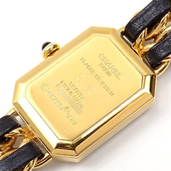 Chanel Watch Premiere Ladies Quartz GP Leather H0001 Battery Operated S Size A2236631