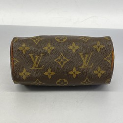 Louis Vuitton Handbag Monogram Speedy M41534 Brown Ladies